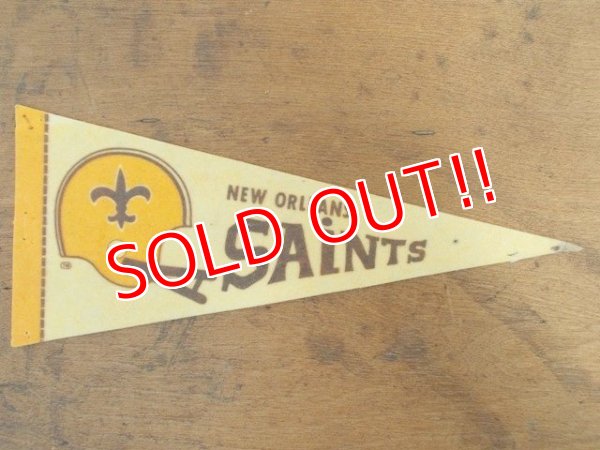 画像1: dp-722-06 NFL 70's mini Pennant "The New Orleans Saints"