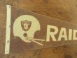 画像2: dp-722-05 NFL 70's mini Pennant "Oakland Raiders"