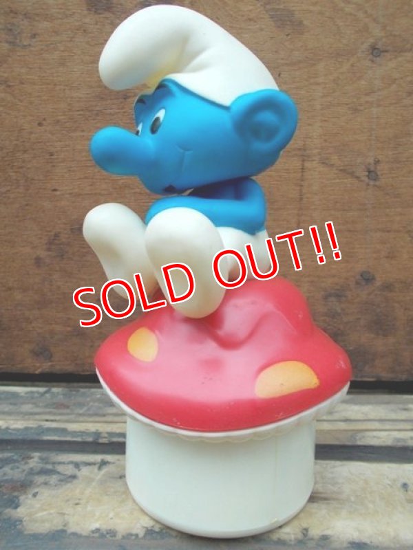 画像2: ct-130806-18 Smurf / Talbot Toys 80's Mushroom Musical Box