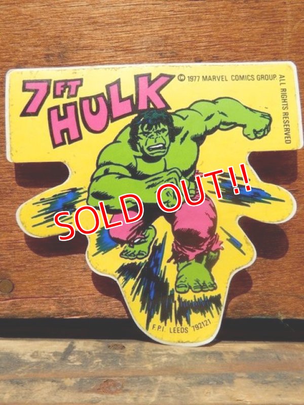 画像1: ad-821-20 Incredible Hulk / 70's Sticker