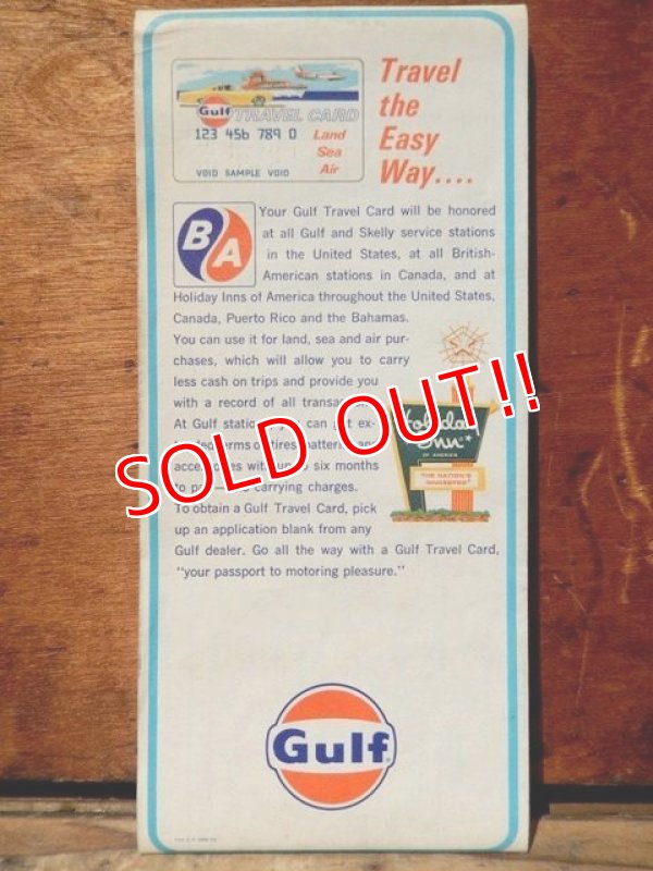 画像2: ad-110803-05 Gulf / 60's Central and Western United States Road Map