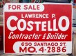 画像1: dp-130701-07 Costello / 50's Wood sign