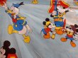 画像3: ct-130716-39 Disney Characters / 70's Flat Sheet  (Twin)