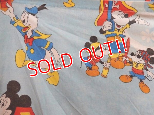 画像3: ct-130716-39 Disney Characters / 70's Flat Sheet  (Twin)