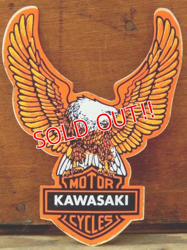 画像1: ad-821-33 KAWASAKI /Motor Cycles Sticker