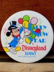 画像1: pb-909-03 Disneyland / 1986 Happy New Year Pinback
