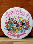 画像1: pb-909-06 Disneyland / 1989 Happy New Year Pinback