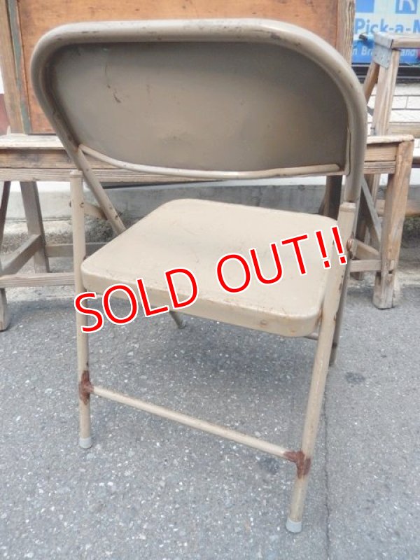 画像3: dp-110803-04 Vintage Metal Folding Chair