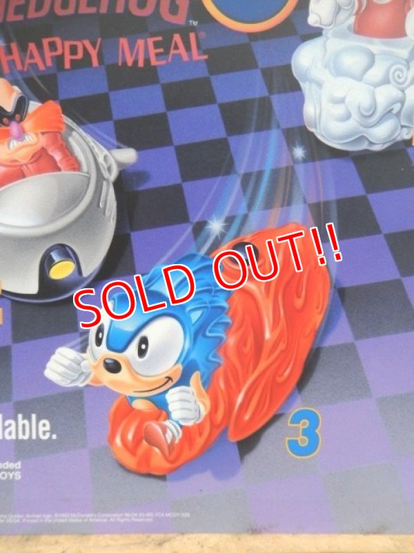 画像3: ad-813-07 McDonlad's / 1994 Sonic the Hedgehog Happy Meal Translite