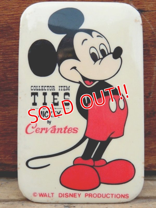 画像1: pb-909-11 Mickey Mouse / Cervantes 70's Pinback