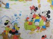 画像3: ct-131001-23 Disney Characters / 70's Flat Sheet (Twin)