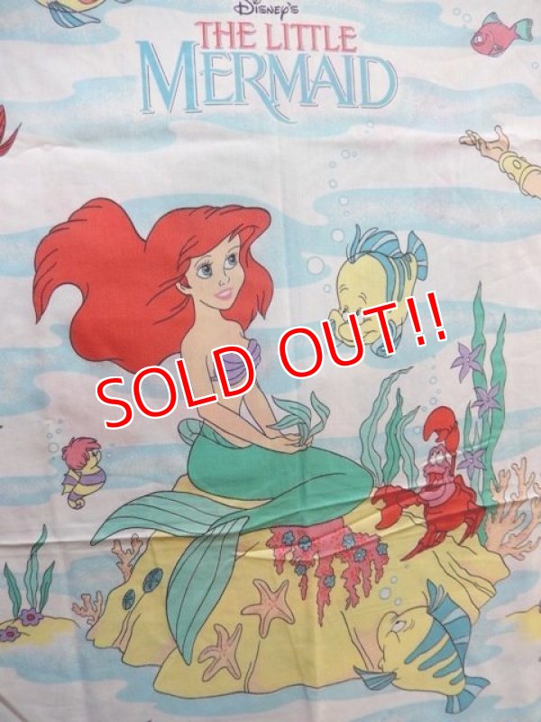 画像2: ct-131001-25 Little Mermaid / 90's Flat Sheet (Twin)