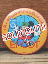 画像: pb-909-13 Mickey Mouse / 80's EPCOT World Showcase Pinback