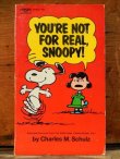 画像1: bk-1001-24 PEANUTS / 1971 Comic "YOU'RE NOT FOR REAL,SNOOPY!"