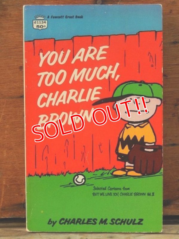 画像1: bk-1001-21 PEANUTS / 1968 Comic "YOU' ARE TOO MUCH,CHARLIE BROWN"