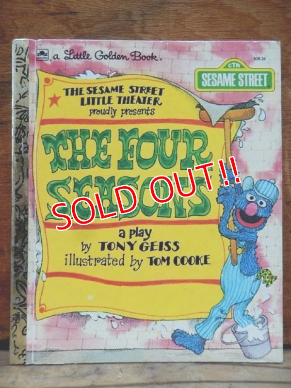 画像1: bk-130607-10 Sesame Street THE FOUR SEASONS / 70's Little Golden Books