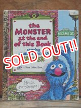 画像: bk-130607-06 Sesame Street the Monster at the end of this Book / 70's Little Golden Books