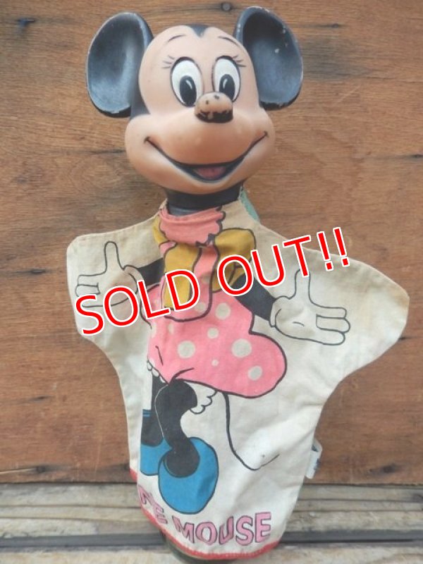 画像1: ct-131029-05 Minnie Mouse / 70's Hand puppet