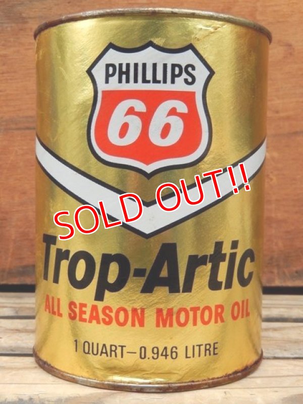 画像1: dp-131029-02 Phillips 66 /  Trop-Artic Motor Oil can