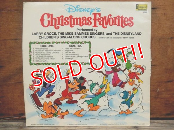 画像3: ct-131105-37 Disney's Christmas Favorites / 70's Record
