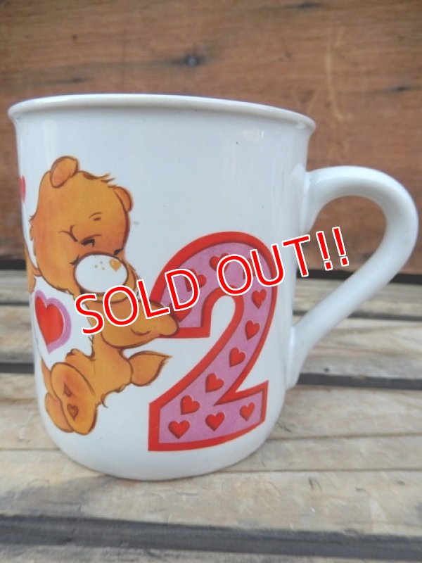 画像1: ct-120710-03 Care Bears / 80's Ceramic Mug "Tender Heart Bear"