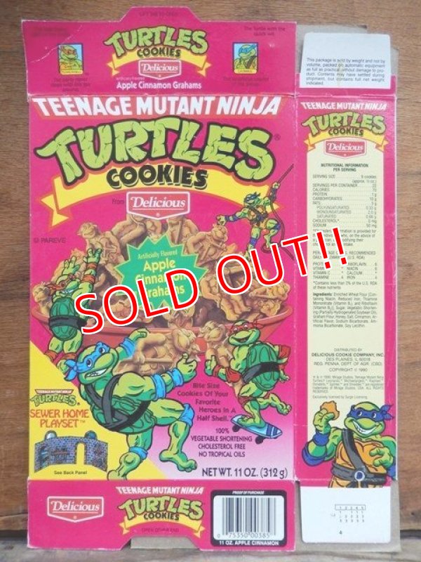 画像1: ad-507-03 Teenage Mutant Ninja Turtles / 90's Cookie Box