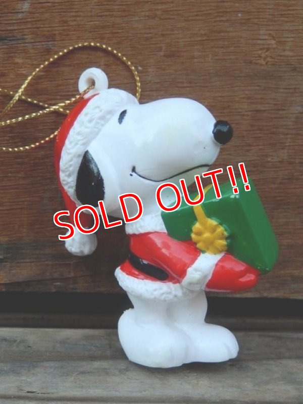 画像2: ct-131122-99 Snoopy / Whitman's 90's PVC Ornament "Santa"