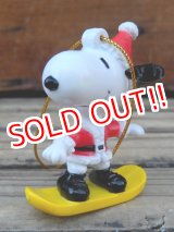 画像: ct-131122-94 Snoopy / Whitman's 2000's PVC Ornament "Snowboard "