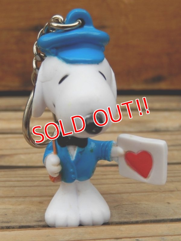 画像1: ct-131122-89 Snoopy / Whitman's 2003 PVC Keychain "Postman"