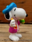 画像3: ct-131122-86 Snoopy / Whitman's 1998 PVC "Egg Painter (Green Egg)"