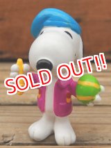 画像: ct-131122-86 Snoopy / Whitman's 1998 PVC "Egg Painter (Green Egg)"