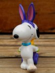 画像2: ct-131122-80 Snoopy / Whitman's 1999 PVC "Easter Bunny Cart (Purple ear)"