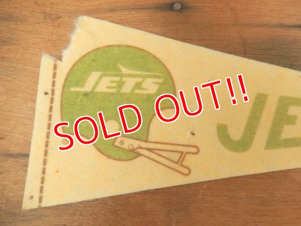 画像2: dp-722-13 NFL 70's mini Pennant "New York Jets"