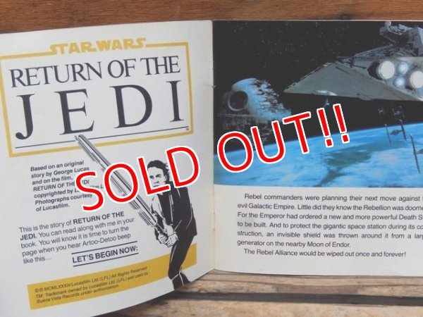 画像2: ct-131210-09 STAR WARS / Return of the Jedi Book and Record