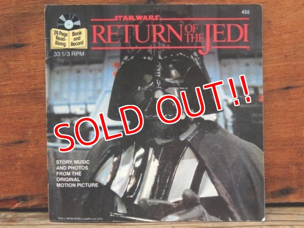 画像1: ct-131210-09 STAR WARS / Return of the Jedi Book and Record