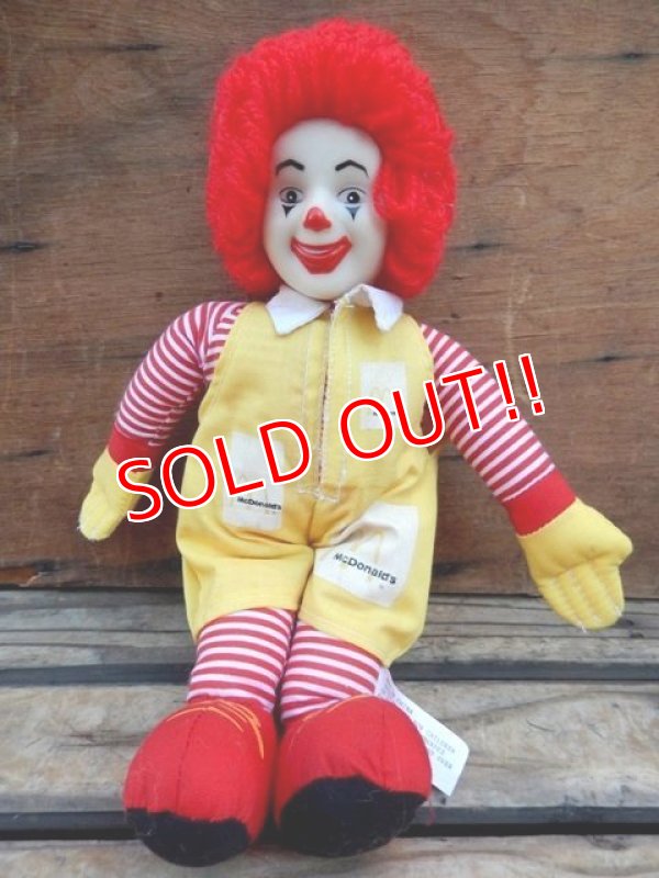 画像1: ct-131122-16  McDonald's / Ronald McDonald 80's doll