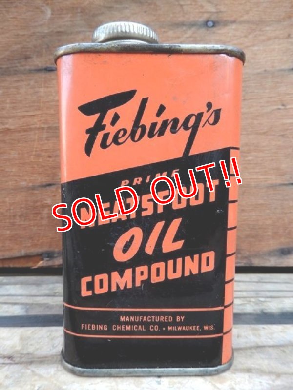 画像1: dp-131201-13 Fiebing's / 60's Neatsfoot Oil Compound Can