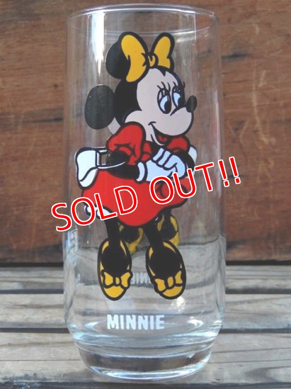 画像1: gs-131211-03 Minnie Mouse / PEPSI 70's Collector series glass