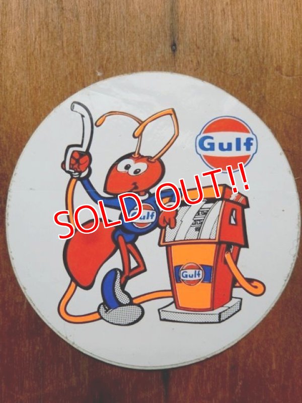 画像1: ad-1218-05 Gulf / Vintage Sticker (Ant)