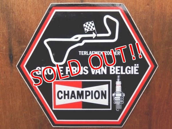 画像1: ad-1218-17 CHAMPION / Circuit Zolder Sticker