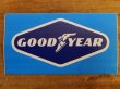 画像1: ad-1218-16 Goodyear / Vintage Sticker (Blue)