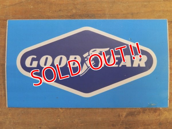 画像1: ad-1218-16 Goodyear / Vintage Sticker (Blue)