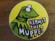 画像1: ad-1218-98 Muppets / "KERMIT THE MUPPET" Sticker