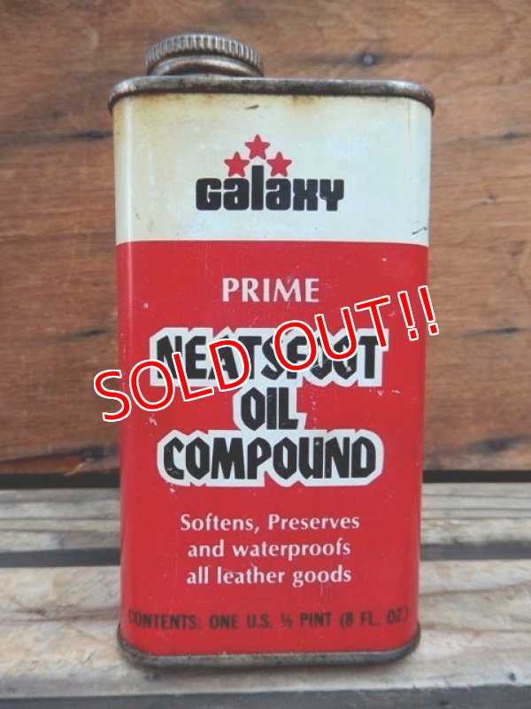 画像1: dp-131201-04 Galaxy / Vintage Neatsfoot Oil Compound can