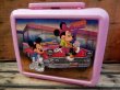 画像1: ct-131121-12 Mickey Mouse & Minnie Mouse / Aladdin 90's Plastic Lunchbox