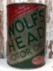 画像1: dp-140114-06 Wolf's Head / 50's-60's Motor Oil Can