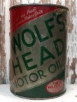 画像1: dp-140114-06 Wolf's Head / 50's-60's Motor Oil Can