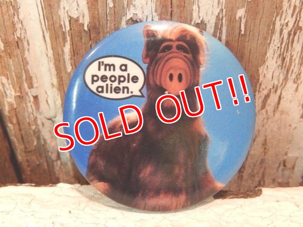 画像1: pb-140114-06 ALF / 80's Pinback (A)