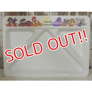 画像: ct-140211-44 McDonald's / 80's Plastic partitioned tray