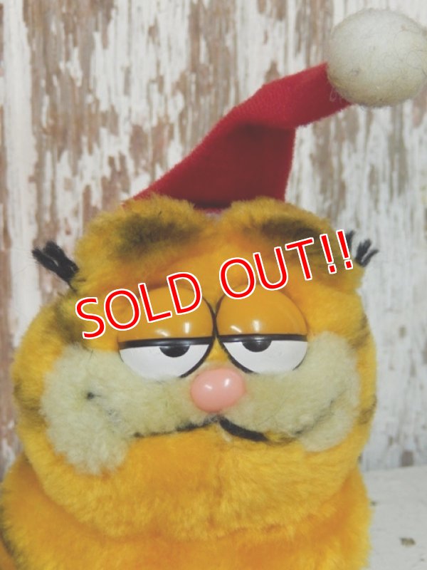 画像2: ct-140211-72 Garfield / R.DAKIN 80's mini Plush Doll "Santa" 